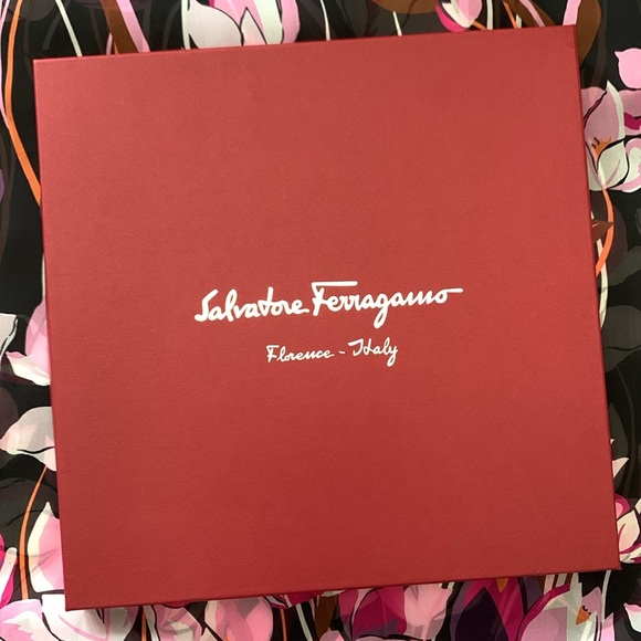 Salvatore Ferragamo Silk Chiffon Oblong Scarf - Picture 4 of 4